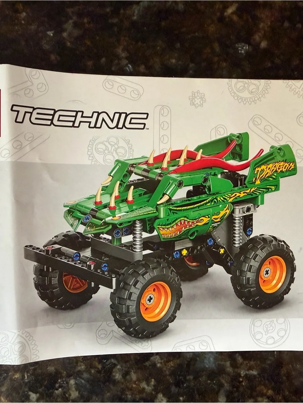 LEGO TECHNIC Monster Jam Dragon Set 42149 - Complete Set, Retired